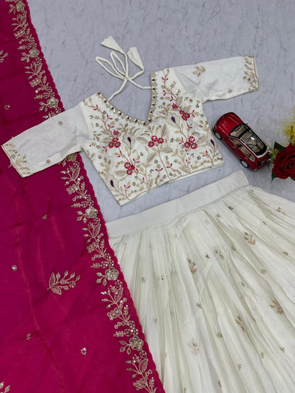 Designer Ready To Wear Lehenga Choli With Dupatta