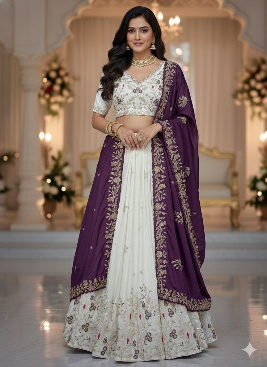 Designer Ready To Wear Lehenga Choli With Dupatta