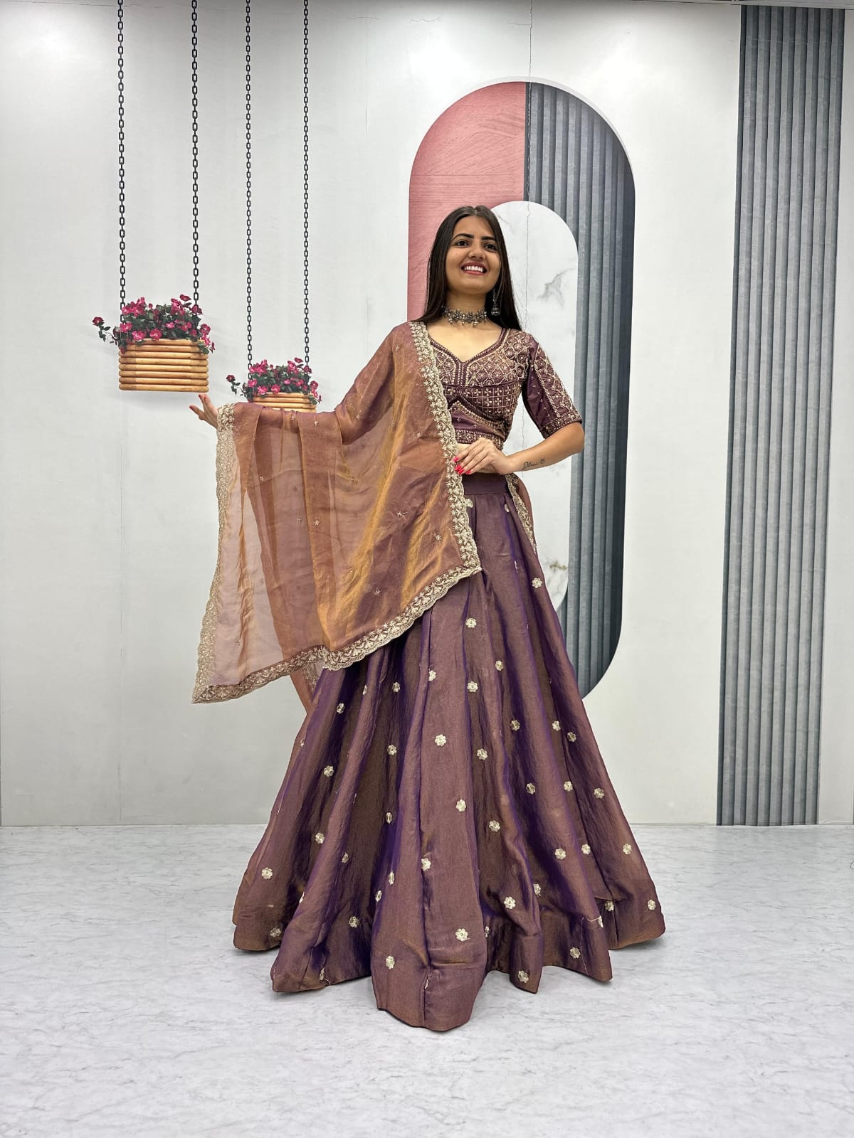 Designer Ready To Wear Lehenga Choli With Dupatta
