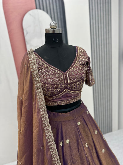 Designer Ready To Wear Lehenga Choli With Dupatta