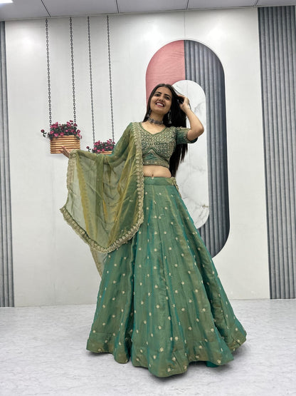 Designer Ready To Wear Lehenga Choli With Dupatta
