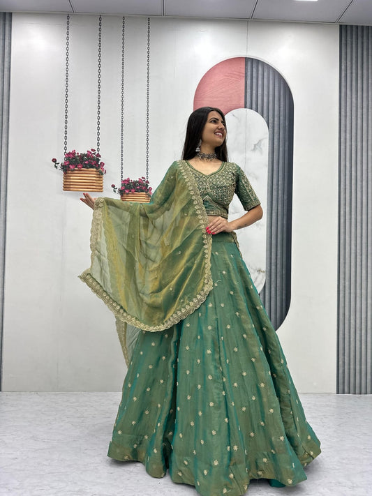 Designer Ready To Wear Lehenga Choli With Dupatta