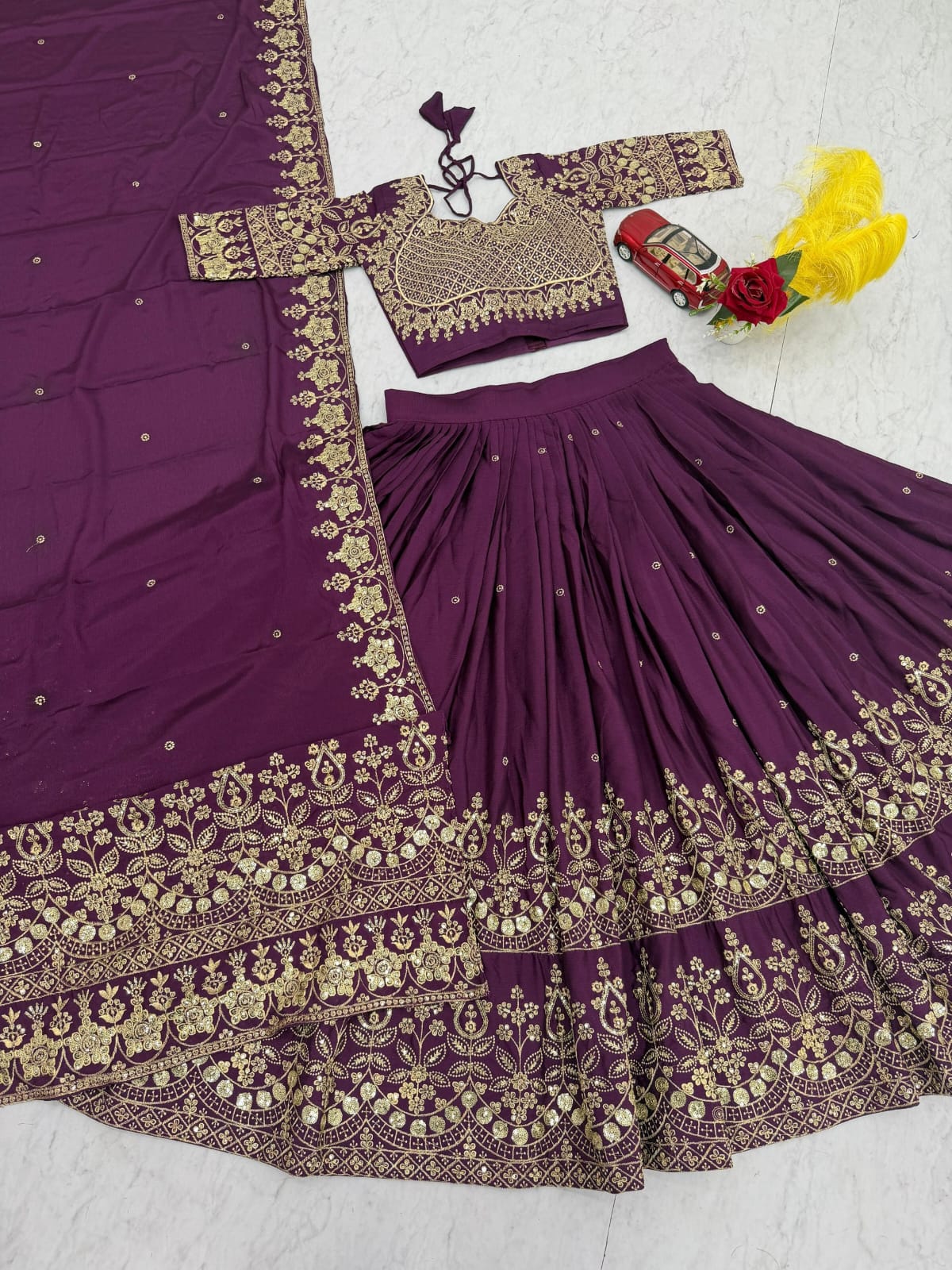 Designer Ready To Wear Lehenga Choli With Dupatta