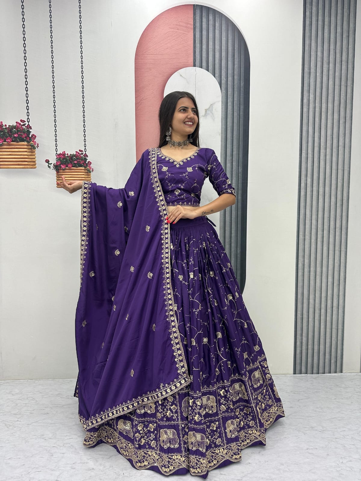 Designer Ready To Wear Lehenga Choli With Dupatta