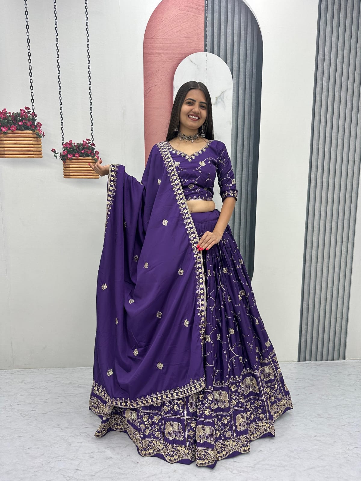 Designer Ready To Wear Lehenga Choli With Dupatta