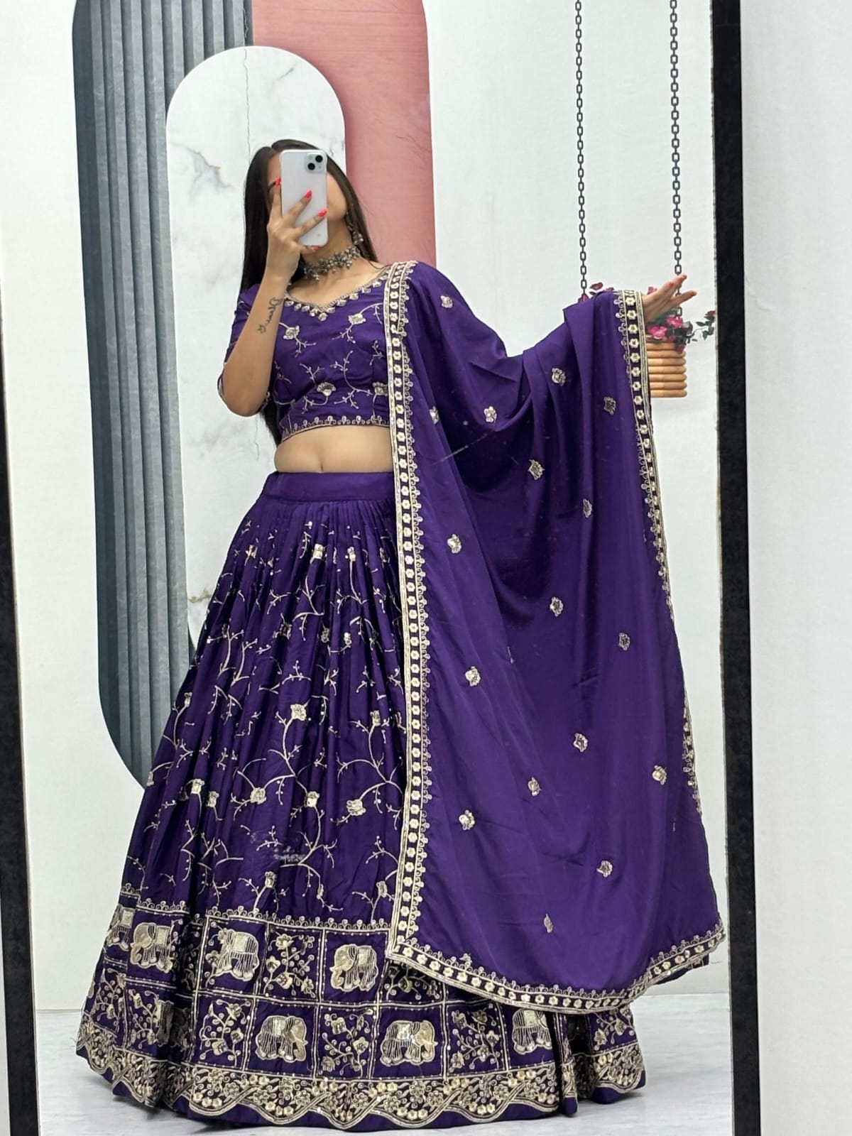 Designer Ready To Wear Lehenga Choli With Dupatta