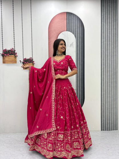 Designer Ready To Wear Lehenga Choli With Dupatta