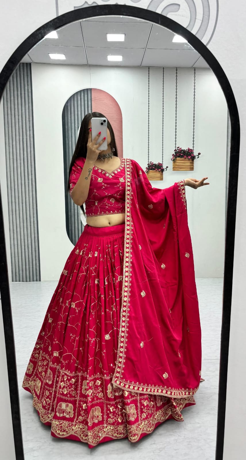 Designer Ready To Wear Lehenga Choli With Dupatta