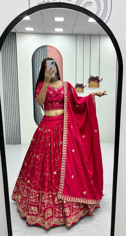 Designer Ready To Wear Lehenga Choli With Dupatta