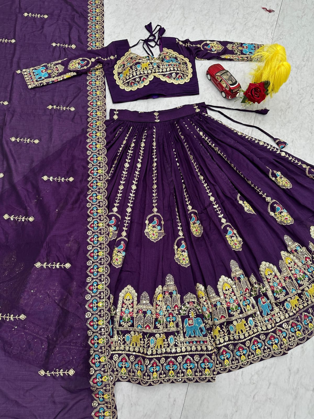 Designer Ready To Wear Lehenga Choli With Dupatta