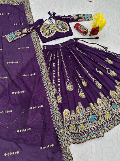 Designer Ready To Wear Lehenga Choli With Dupatta