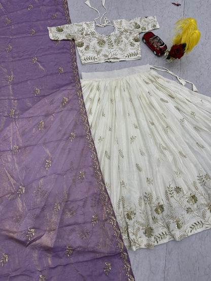 Designer Ready To Wear Lehenga Choli With Dupatta