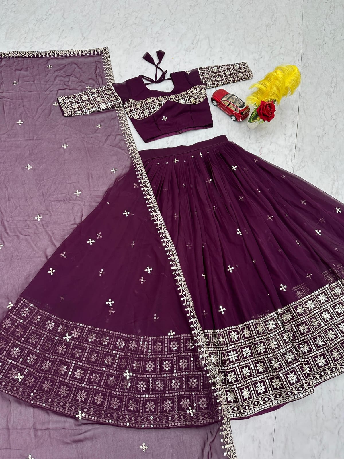 Designer Ready To Wear Lehenga Choli With Dupatta