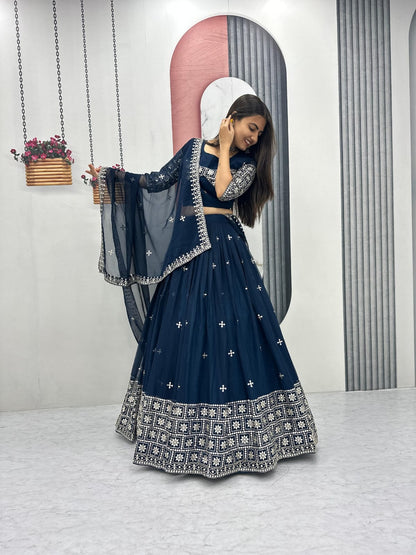 Designer Ready To Wear Lehenga Choli With Dupatta