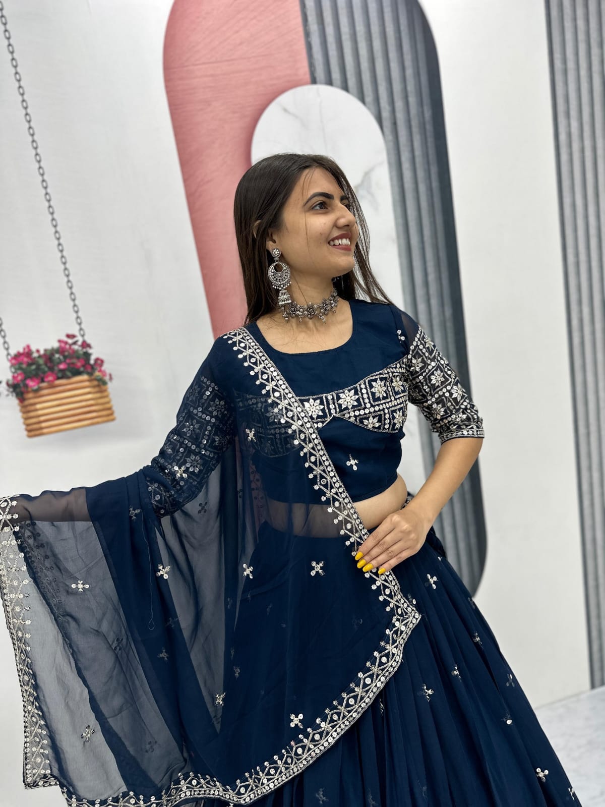 Designer Ready To Wear Lehenga Choli With Dupatta