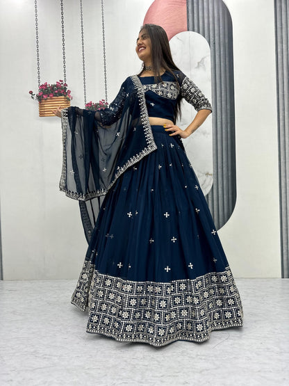 Designer Ready To Wear Lehenga Choli With Dupatta