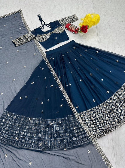 Designer Ready To Wear Lehenga Choli With Dupatta