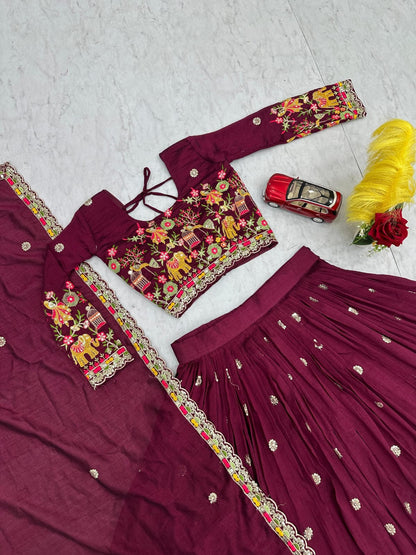 Designer Ready To Wear Lehenga Choli With Dupatta
