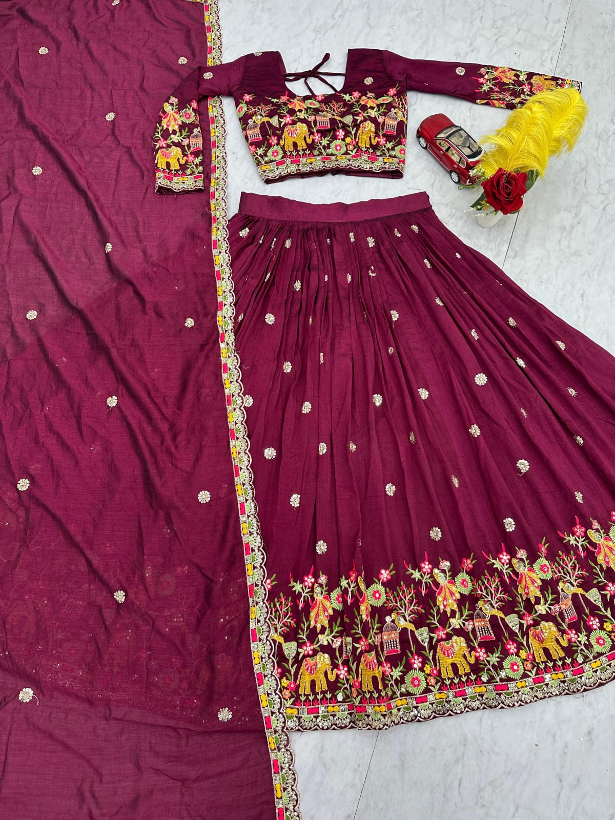 Designer Ready To Wear Lehenga Choli With Dupatta