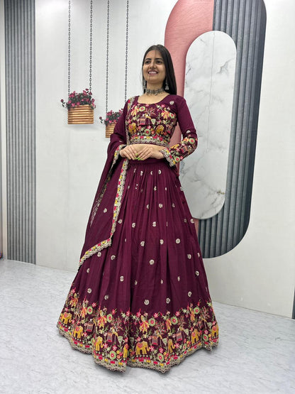 Designer Ready To Wear Lehenga Choli With Dupatta