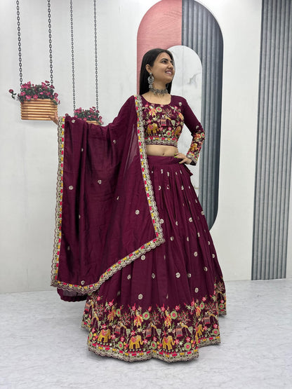 Designer Ready To Wear Lehenga Choli With Dupatta