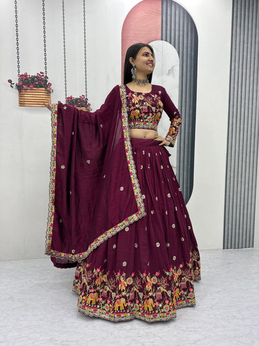 Designer Ready To Wear Lehenga Choli With Dupatta