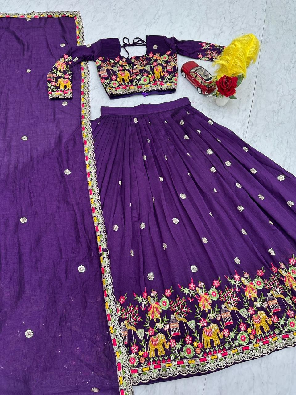 Designer Ready To Wear Lehenga Choli With Dupatta