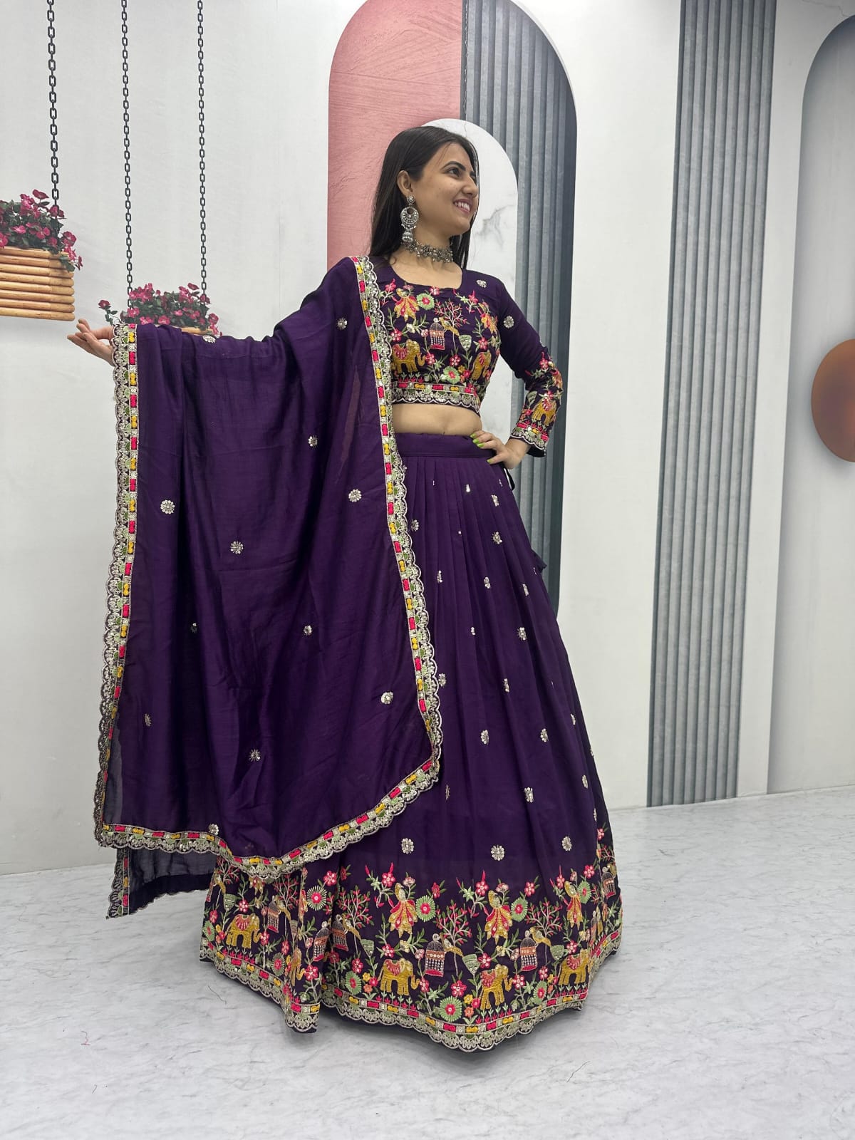 Designer Ready To Wear Lehenga Choli With Dupatta