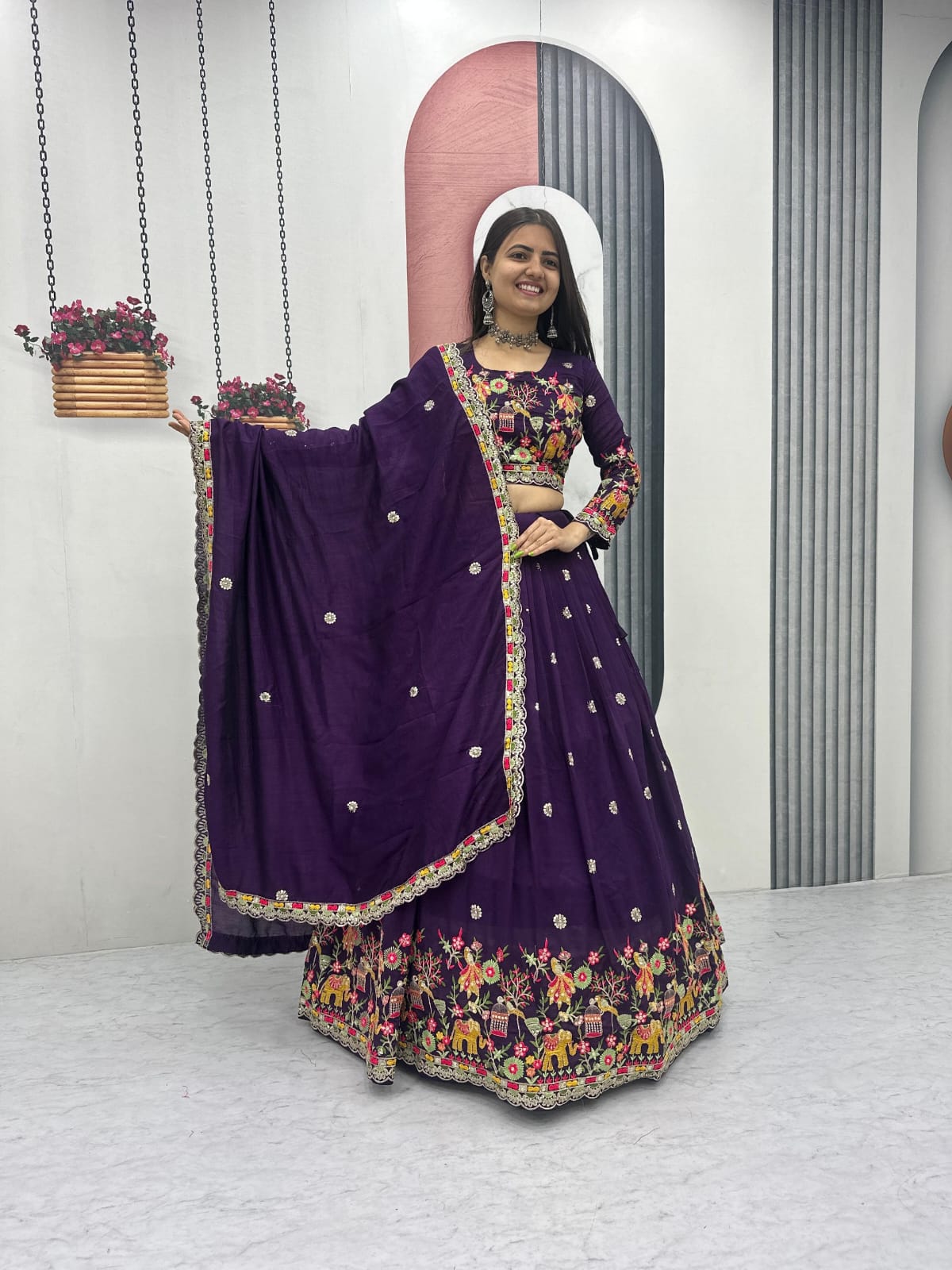 Designer Ready To Wear Lehenga Choli With Dupatta