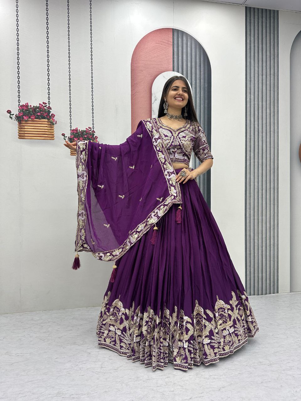 Designer Ready To Wear Lehenga Choli With Dupatta