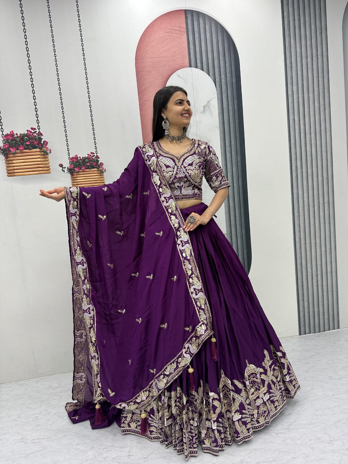 Designer Ready To Wear Lehenga Choli With Dupatta