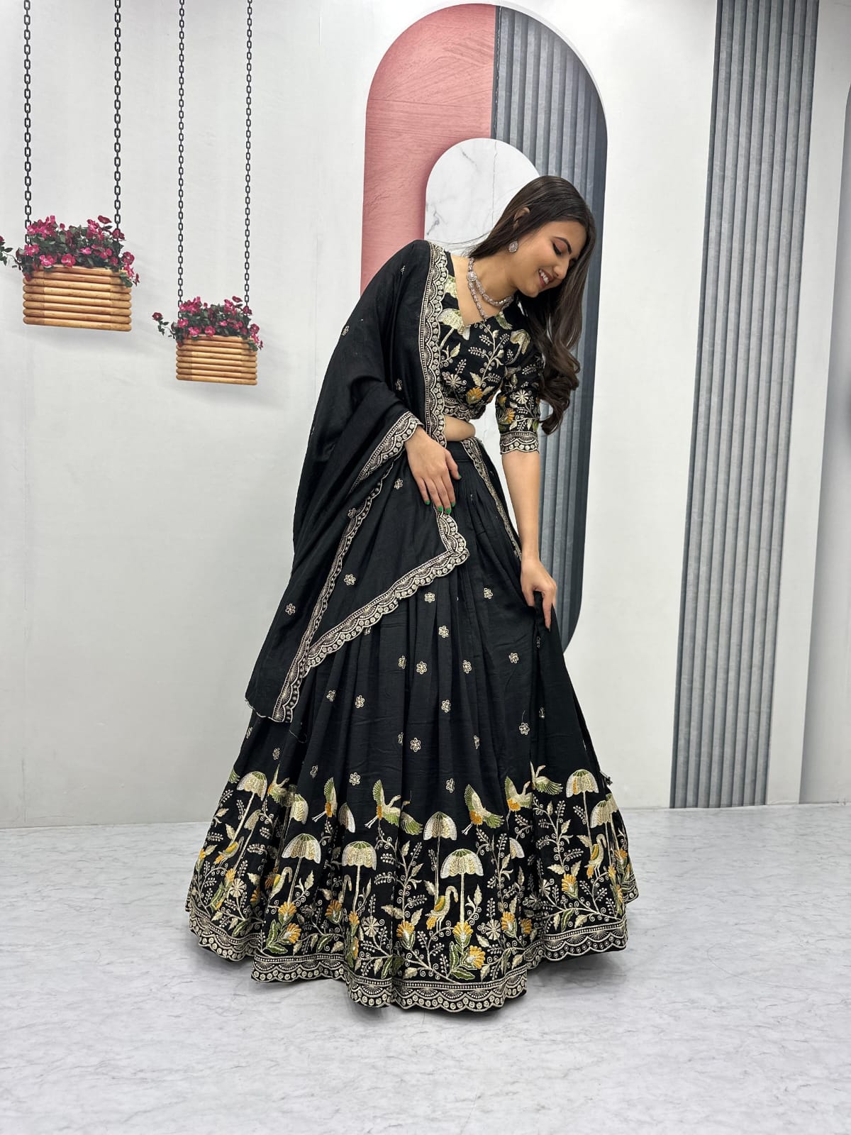 Designer Ready To Wear Lehenga Choli With Dupatta