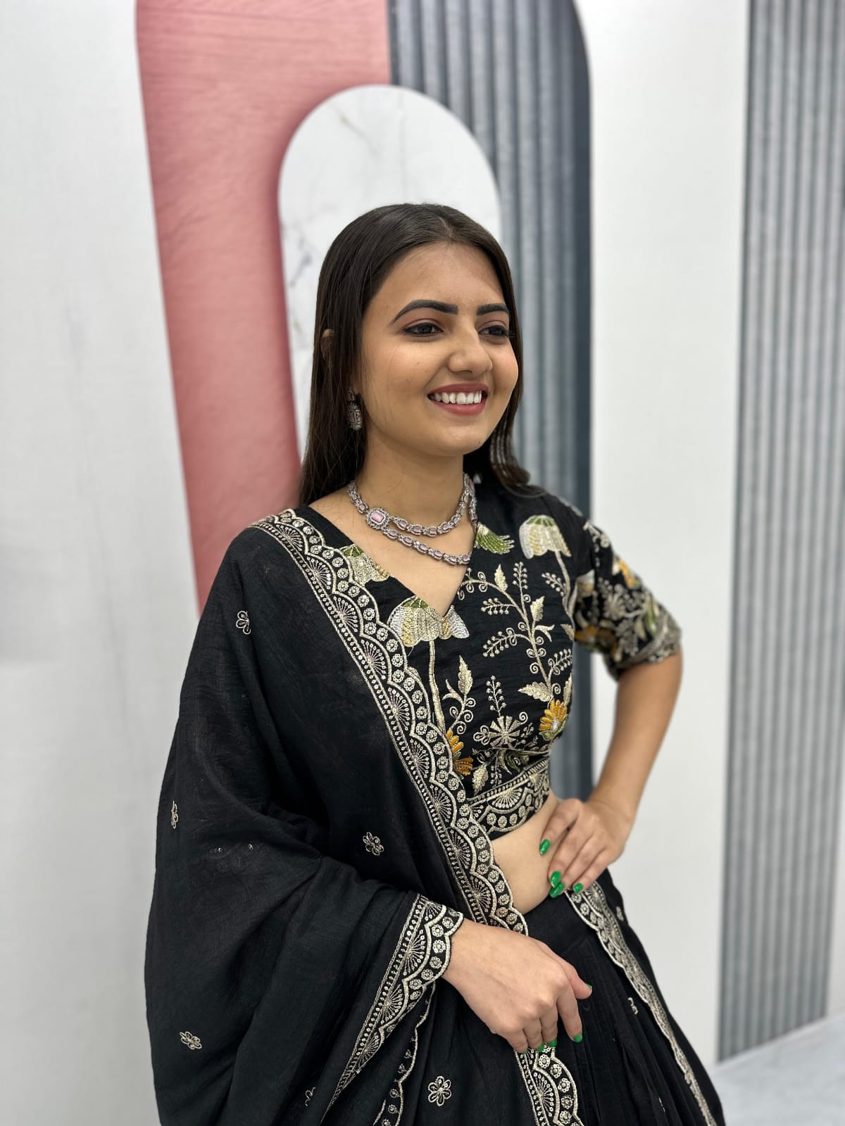 Designer Ready To Wear Lehenga Choli With Dupatta