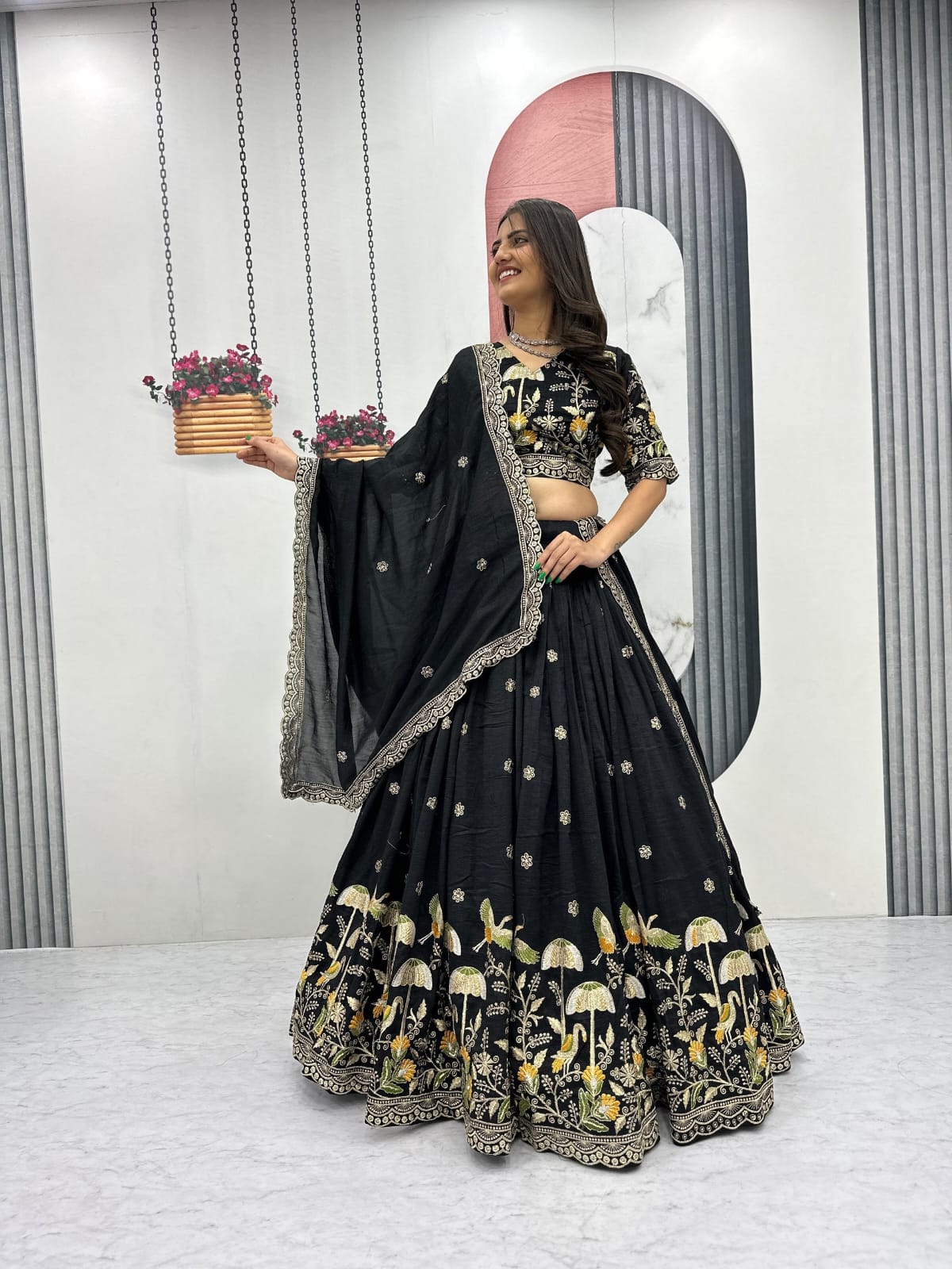 Designer Ready To Wear Lehenga Choli With Dupatta