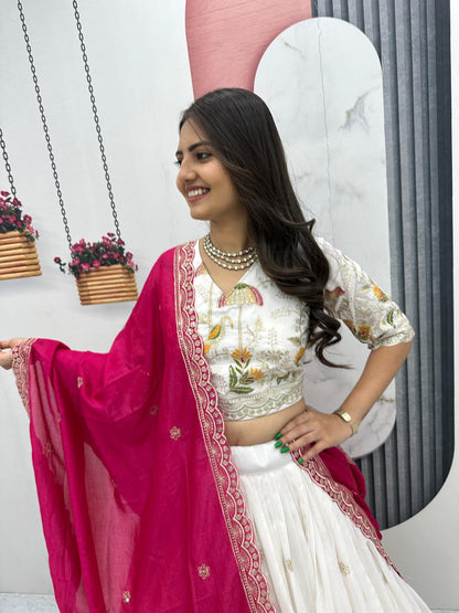 Designer Ready To Wear Lehenga Choli With Dupatta