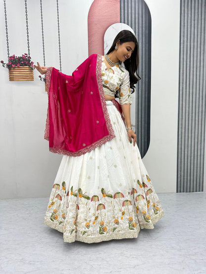 Designer Ready To Wear Lehenga Choli With Dupatta