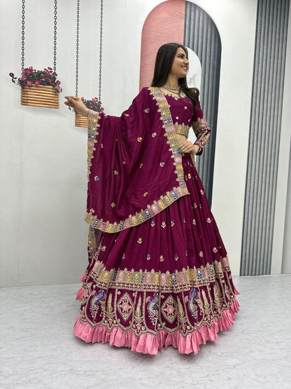 Designer Ready To Wear Lehenga Choli With Dupatta