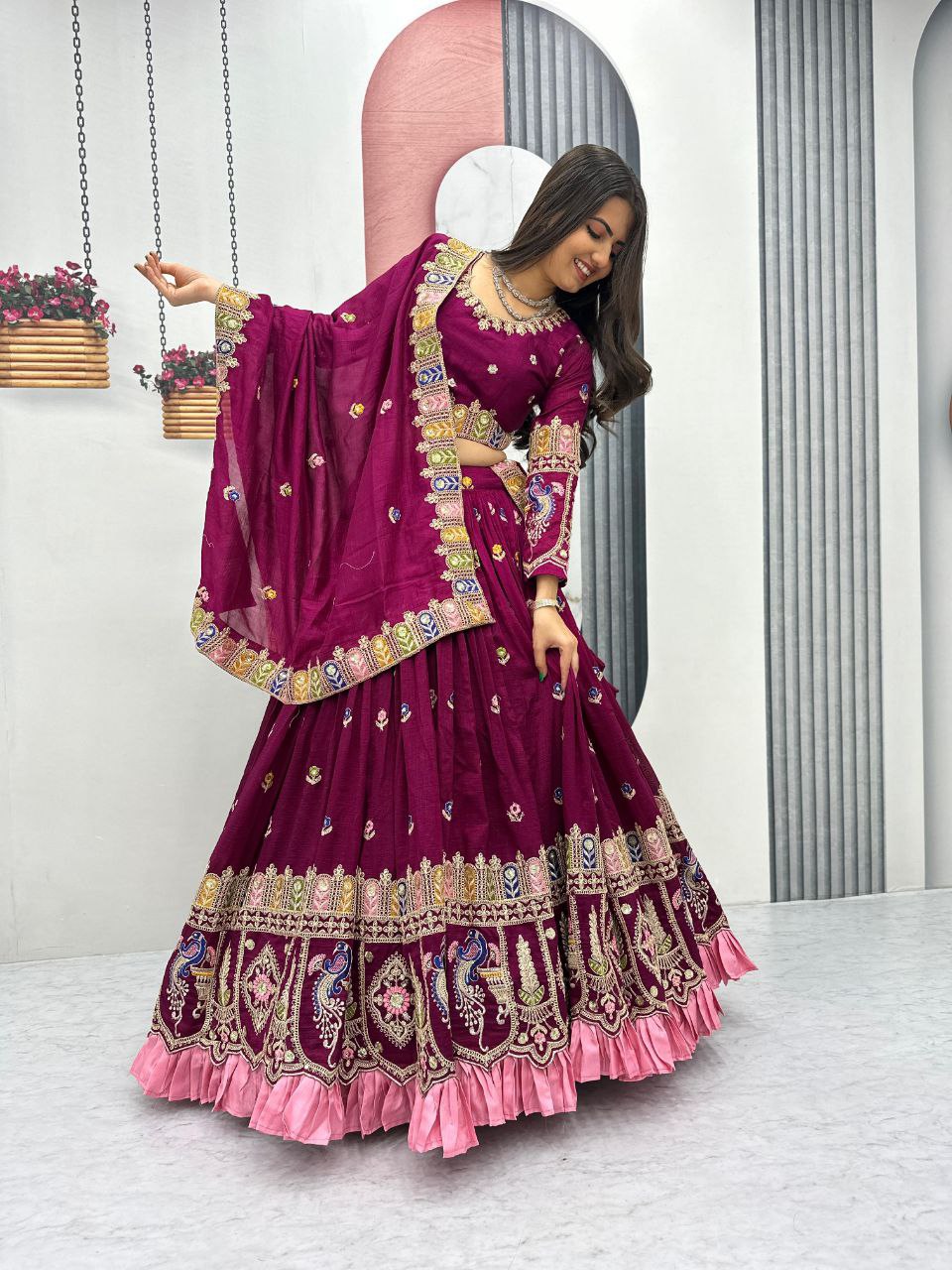 Designer Ready To Wear Lehenga Choli With Dupatta