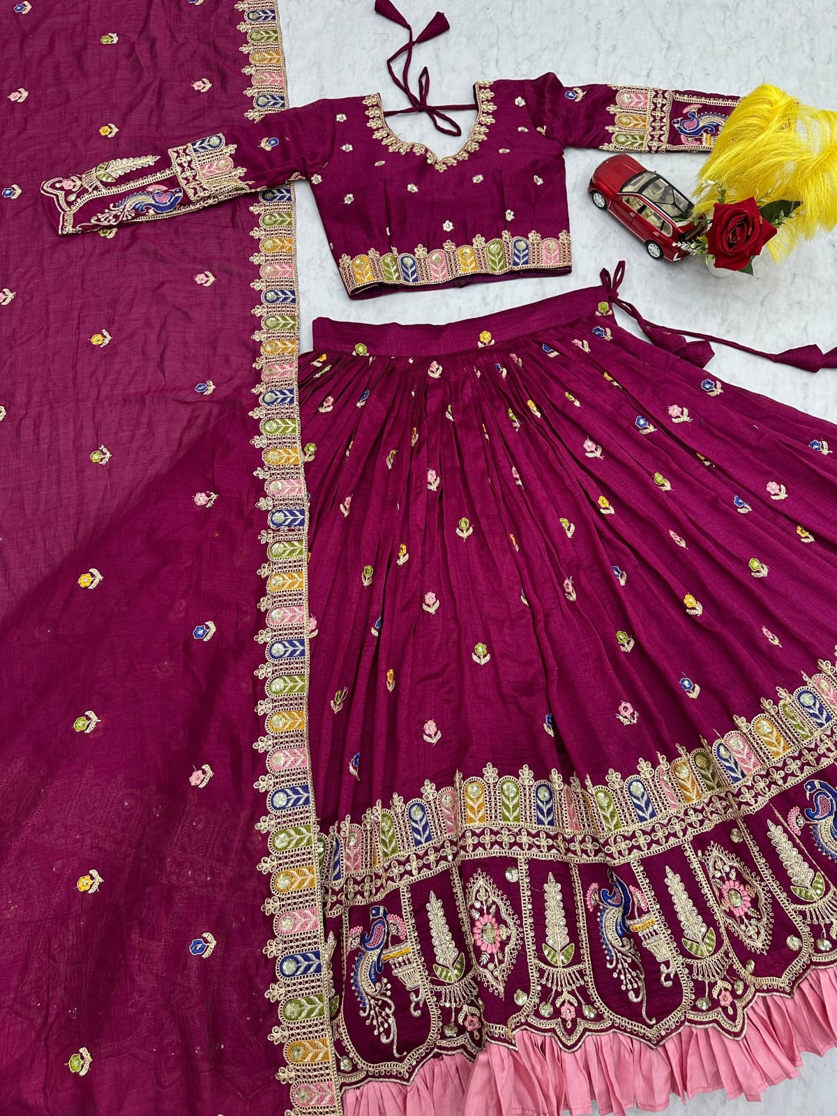 Designer Ready To Wear Lehenga Choli With Dupatta