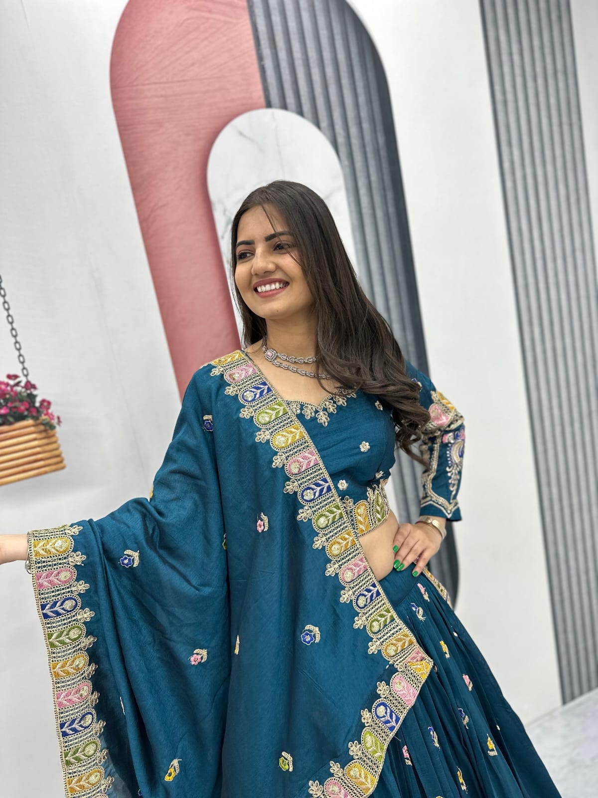 Designer Ready To Wear Lehenga Choli With Dupatta