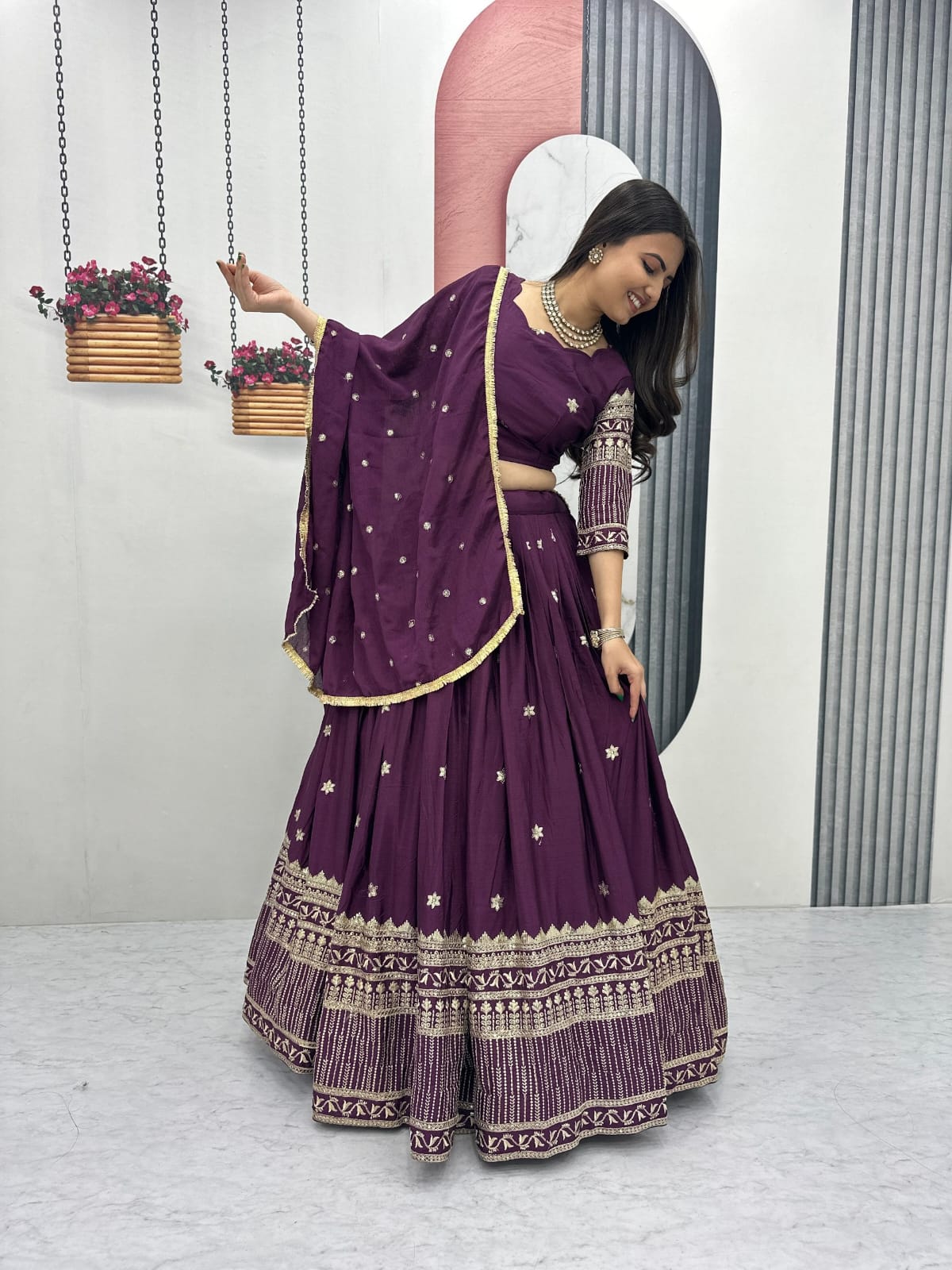 Designer Ready To Wear Lehenga Choli With Dupatta