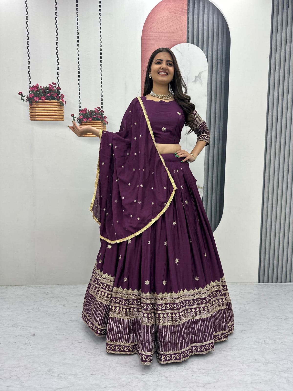 Designer Ready To Wear Lehenga Choli With Dupatta