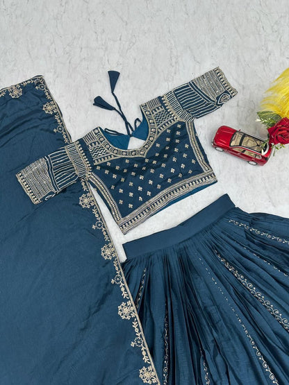 Designer Ready To Wear Lehenga Choli With Dupatta
