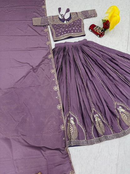 Designer Ready To Wear Lehenga Choli With Dupatta