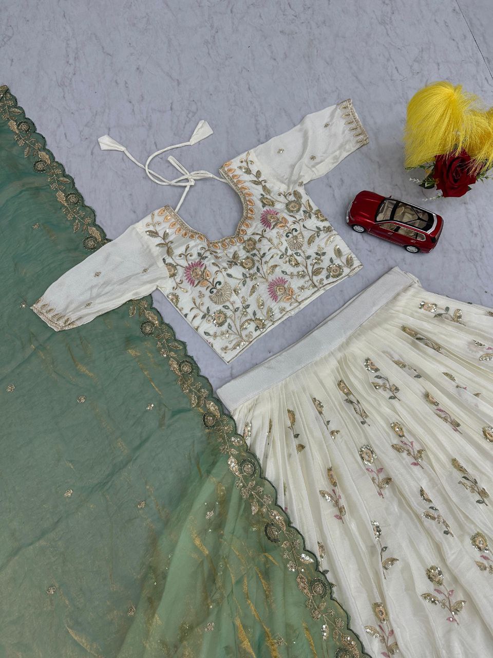 Designer Ready To Wear Lehenga Choli With Dupatta