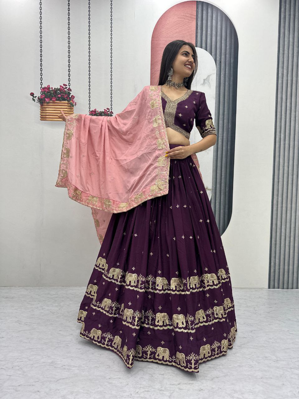 Designer Ready To Wear Lehenga Choli With Dupatta