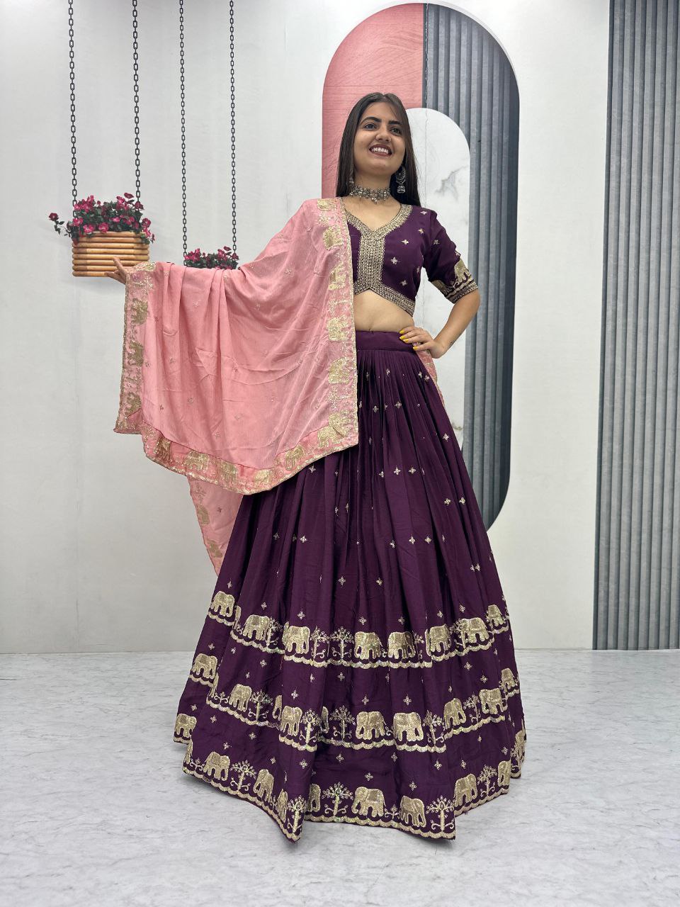 Designer Ready To Wear Lehenga Choli With Dupatta
