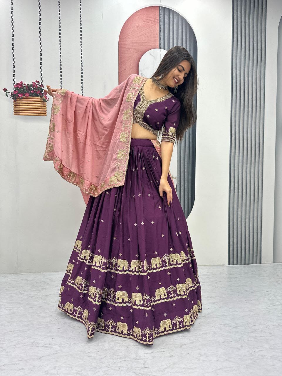 Designer Ready To Wear Lehenga Choli With Dupatta