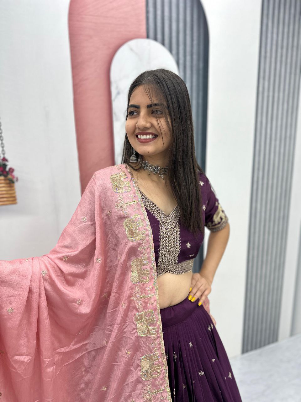 Designer Ready To Wear Lehenga Choli With Dupatta