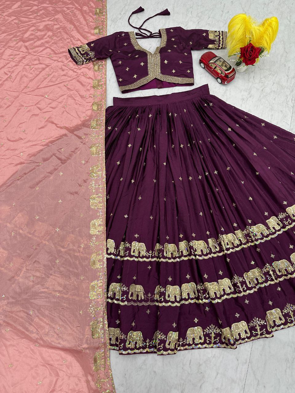 Designer Ready To Wear Lehenga Choli With Dupatta